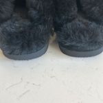 Bear paw Loki Exotic Black Sequin Slippers, Size 6, NWOT Photo 6