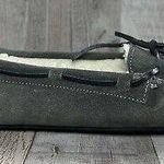 Minnetonka Women's Gray Cally Moccasin Suede Slippers Slides Shoes Photo 7