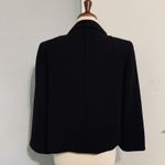 Kasper Separates Womens Black Shawl Collar Cropped Blazer Jacket Size 8 Photo 9