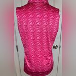 Greg Norman Pink Fern Print Sleeveless Golf Polo Top XL ML75 PlayDry Preppy Photo 2