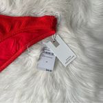 Good American  swim Always Fits Classic Bikini Bottom Bright Poppy NWT Photo 1