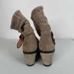 Taos Cozy Top Suede Boots Size 39 Tan Photo 4