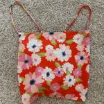 Lulus  Floral Satin Top Photo 2