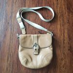 Coach Vtg Tan Chic Y2K Edgy Feminine Classic Buckle SoHo Leather Crossbody Bag Photo 1