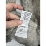 Point Sur J. Crew Alpaca Wool Blend Sweater Women Medium Grey Button Back Gray Photo 5