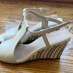 Cole Haan Maddie Open Toe Leather Wedge Sandals Size 6.5 Photo 1