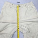 Riders By Lee Riders Casual Cream Stripe Preppy Polo Chino Office Vacation Trouser Pants 12P Photo 8