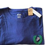 Victoria's Secret NWT- Navy blue oversized ling sleeve campus tee, 200% Cotton, brand new, size medium Measurements: Bust: armpit to armpit 24 inches Length: shoulder seam to bottom 28 inches Photo 2