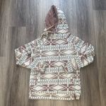 AMPERSAND AVE Earthy Tones Aztec Hoodie Brown Size L Photo 1
