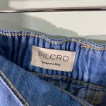 Pilcro By Anthropologie Blue High Rise Wharfside Barrel Jogger Jeans Size 30 Photo 4