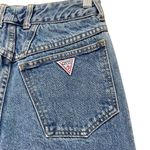 Guess Vintage 80s  Jeans Size 28 High Waist Pleated Tapered Denim Mom Jeans USA Photo 8