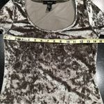 Forever 21 Crushed Velvet Velour Long Sleeve Scoop Neck Bodycon Mini Dress Small Photo 5