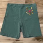 Cherry LA  Biker Shorts Green Women’s Large Photo 0