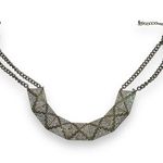 Womens Rhinestone Collar Necklace Statement Fashion Jewelry Gold Tone Jeweled Photo 1