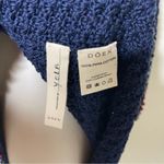 NWT DOEN Solandis Navy Beaded Crochet Long Sleeve Knit Mini Bodycon Dress sz M Size M Photo 11