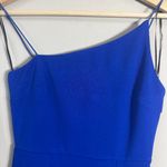 Hello Molly  Outta Cash Midi Dress Women's XS 2 Blue Slit Cocktail Party NWOT Photo 9