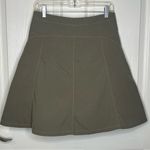 Mountain Hardwear  Sz 4 Olive Green Nylon Skirt A-Line Outdoorsy Photo 7