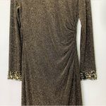 Vintage Black and Gold shimmer throughout Evening Gown Photo 12