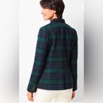 Talbots NWT BLACK WATCH PLAID VELVET-TRIM BLAZER Photo 1