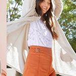 Anthropologie  donni oatmeal slouchy ribbed open face cardigan one size Photo 0