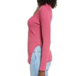 Open Edit Rib Scoop Neck Dusty Pink Sweater Size: M NWT Photo 2