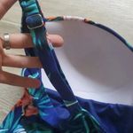 Sunsations 2X Skirted One Piece Bathing Suit | Swim Dress One Piece Bathing Suit Blue Photo 5