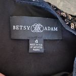 Betsy and Adam  Sequin Formal Sheath Dress  Size 4 Photo 3