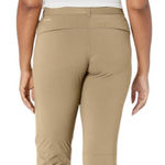 Columbia  Roll Up Tab Bottom Taupe Hiking Trail Stretch Pants NWOT ~ Women's 6 Photo 2