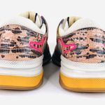 Gucci Ultrapace Ace Snake Leather Distressed Suede 592348 Women Sneakers 34.5 Designer Photo 4