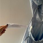 Mac Duggal  Ruffle Tiered Cut Out Chiffon Gown in Powder Blue 6 Photo 9