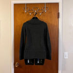 Pink Rose Women’s Cable Knit Cardigan Sweater, Dark Gray, Size Small Cozy Winter Photo 11