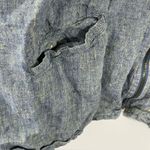 Flax ‎ 100% Linen Blue Zip Up Lightweight Jacket Size MEDIUM Photo 6