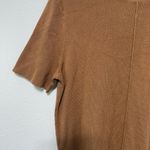 Tahari  Brown Short Sleeve Sweatshirt Photo 3