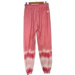 Simply Southern Tie Dye Jogger Sweatpants Coral Pink Lounge Athleisure Photo 1