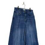Triarchy  Medium Indigo Wide Leg Organic Cotton Jeans High Rise Ms Fonda Photo 5