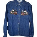 Vintage Cabin Creek Embroidered Shirt Blue Size undefined Photo 0