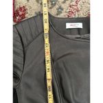 BAILEY 44 Anthropologie Women’s Black Faux Leather Zip Up Layered Jacket Size 10 Photo 8