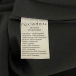 Foxiedox Dress Womens XS Black Lina Scalloped Collar Sheath Neutral Minimalist Photo 6
