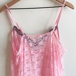 Pink & Black Lace Slip Dress Size M Size M Photo 4