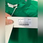 Stella McCartney Silk Mix Knit Sweater Lace Dress Kelly Green Women's Size 34/XS Photo 6