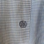 Teddi VTG Gingham Granny Core Retro Button Up Shirt Preppy Twee Y2K Size PM Blue Photo 5