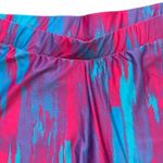 Everlast Leggings Fuchsia Pink Blue Abstract Art Print Activewear Size XL Photo 3