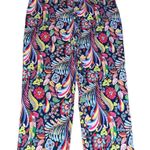 The Pioneer Woman Floral Capri Pant Blue Size M Photo 0