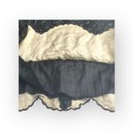 Vintage: Macis NY ❀ Silk Beaded 3D Flower Mesh Corset Illusion Top ❀ Black ❀ 14 Photo 11