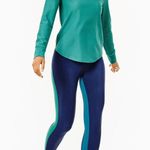 Addison Bay NWT  Luxe Sport High-Rise League Legging Multi Navy XS MSRP $108 Photo 0