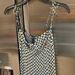 Reformation 💕💕 Juliette Dress ~ Mosaic Multi-Color Geometric Print 4 NWOT Photo 12