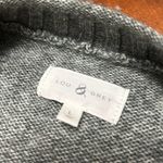 Lou & grey Gray Sweater Red Pink Winged Hearts Womens Small Photo 2