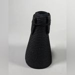 Women’s Sun Hat Wide Rim Bow In Back, Velcro Close Black Photo 1