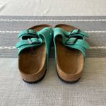 Birkenstock NEW Arizona Sandals Size 41 Wide Width Aqua Teal Blue Photo 4