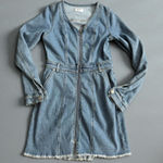 Tinseltown  Denim Long Sleeve Dress Size Small Photo 0